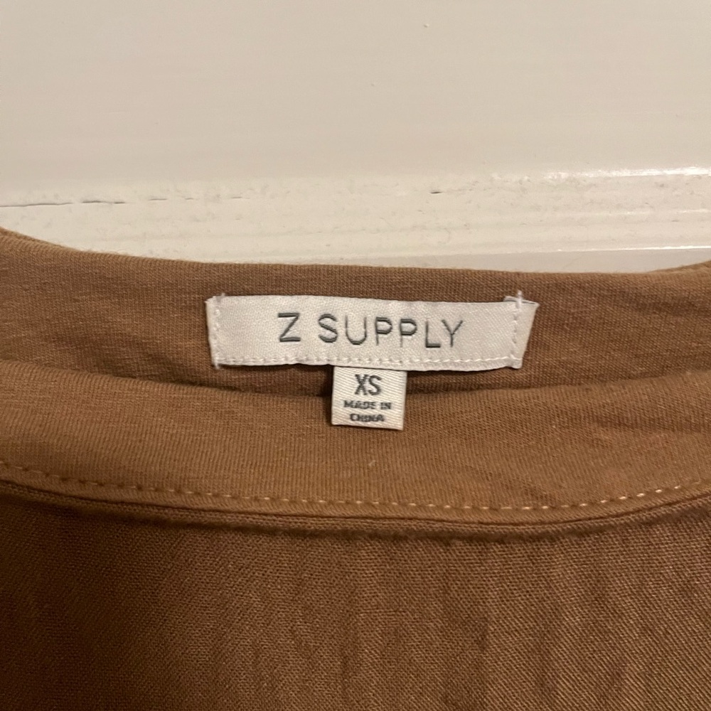 Z Supply Brown 2 piece set with Wide-Leg Pant and Tank Top - Picture 7 of 11